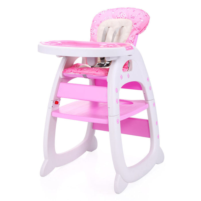 3 In 1 Convertible Baby High Chair